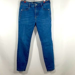 Anthropologie Pilcro High Rise Denim Legging Size 28